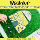 Number Representation Beehives - Numbers 0-20 
