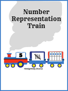 Preview of Number Representation Express - Number Representation Craft Activity