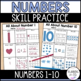 Number Representations from 1 to 10 | Kindergarten Math Wo