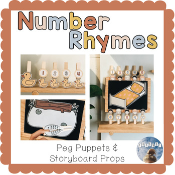 Preview of Nursery Rhymes & Counting Songs - Puppets & Props