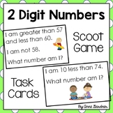 Two Digit Number Riddle Task Cards - Ideal for Scoot Games {RtI}