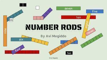 Preview of Number Rods, a.k.a. Cuisenaire Rods in Google Slides