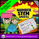 Number STEM Building Blocks Mats Activities & Makerspace K