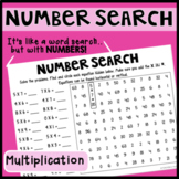 Number Search - Multiplication Facts | 21 Searches!!  