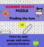 Number Search Puzzle--Finding the Sum