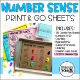 Number Sense 0-20, Kindergarten Math, Print & Digital *Dis