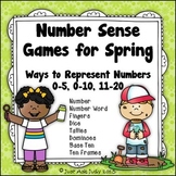Number Sense Games Spring 0-5, 0-10, 11-20