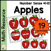 Apples Number Sense #1-10 Activities Worksheets Centers Ki