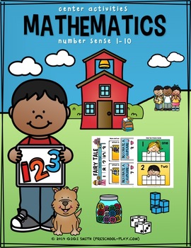 Preview of Mathematics - Number Sense 1-10 Center Activities