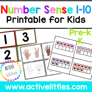 Preview of Number Sense 1-10 Printable