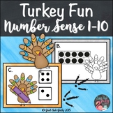 Number Sense Activity 1-10 Turkey Fun