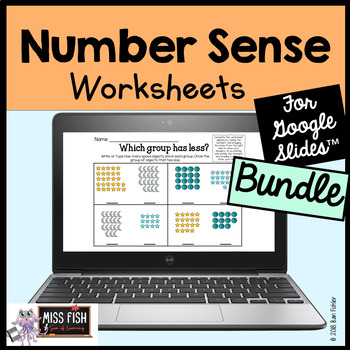 Preview of Number Sense BUNDLE (numbers 1-30) [for Google Slides™]