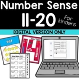 Number Sense 11-20 DIGITAL VERSION ONLY, GOOGLE SLIDES™ READY