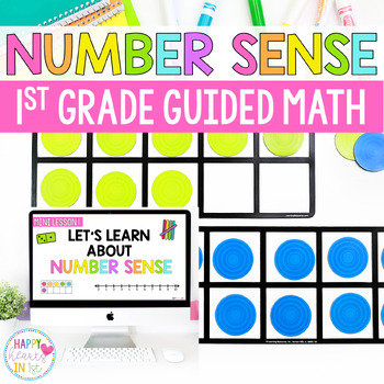 Preview of Number Sense 1st Grade Guided Math Unit Activities Worksheets Lessons Centers