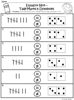 number sense worksheets comparing numbers worksheets equal or unequal