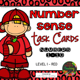 Number Sense Activities: Number Sense Task Cards with Self