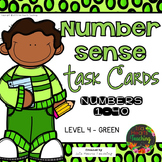 Number Sense Activities: Number Sense Task Cards with Self