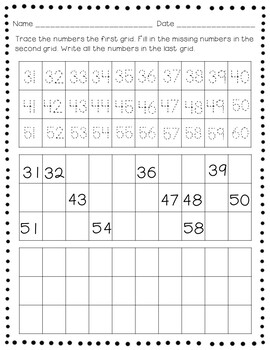 Number Sense 31-60 by All Roads Lead to Reading | TpT