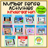 Number Sense Activities Bundle Kindergarten Google slides