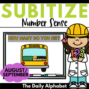 Preview of Number Sense Activities | Subitizing Activities for August/September