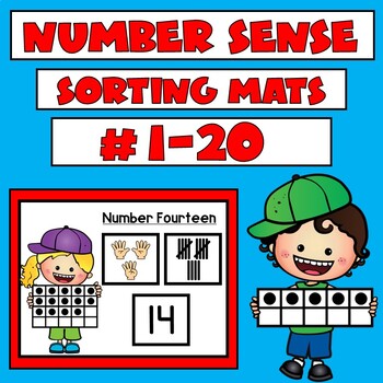 Preview of Number Sense Activities for 1-20
