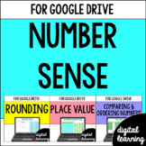 Number Sense Activities for Google Classroom Digital BUNDLE
