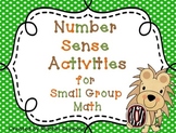 Number Sense Activities for Small Group Math
