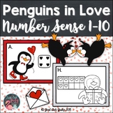 Number Sense Activity 1-10 Penguins in Love
