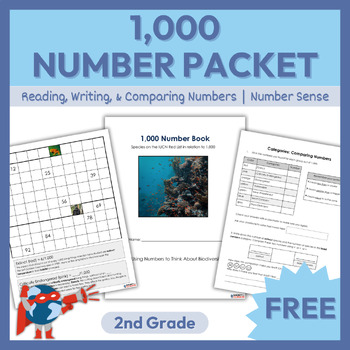 Preview of Number Sense Activity Packet for 2nd Grade | Math | Free