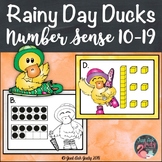 Number Sense Activity Rainy Day Ducks Teen Numbers 10-19