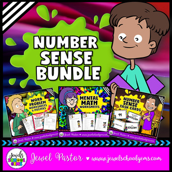 Preview of Number Sense Activities BUNDLE (Number Sense Math Center Activities)