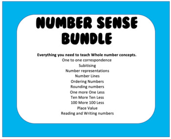 Preview of Number Sense BUNDLE Everything you need to teach number sense across all grades