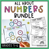 Number Sense BUNDLE | Grade 5 & Grade 6 - Hands-on Math Games