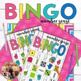 Number Sense Bingo for Preschool and Kindergarten (numbers 1-5)