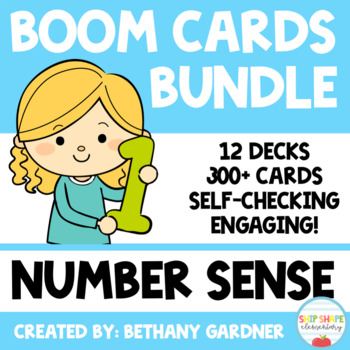 Preview of Number Sense Boom Cards BUNDLE - Boom Cards - Distance Learning