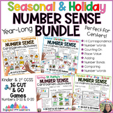 Number Sense Card Games & Activities YEAR-LONG BUNDLE | Ki