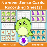 Number Sense Cards - Numerals, Ten Frames, Countables, Wor