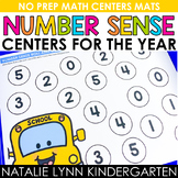 Number Sense Centers for the Year with Numbers to 10