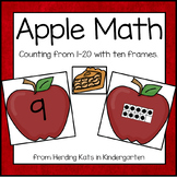 Number Sense Counting Game with Apple Theme