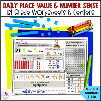 Monthly Math Mats for Daily Math Fact Practice in K-2
