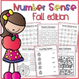 Number Sense | Fall Edition | NO PREP