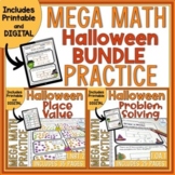 Halloween Math First Grade | Number Sense Units Bundle | M