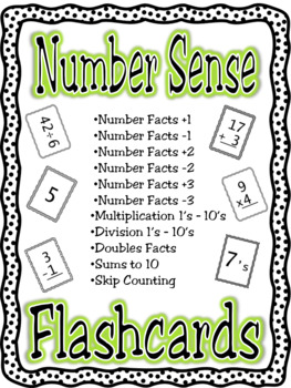 Preview of Number Sense Flashcards