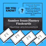 Number Sense Fluency Flashcards-Fraction Multiplication Ga
