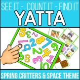 Number Sense Fluency Game -Counting  - Spring Critters/Spa