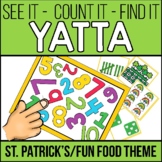 Number Sense Fluency Game -Counting  - St. Patrick's/Food 