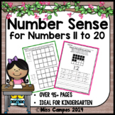 Numbers 11 to 20 Fluency