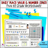 First Grade Math - Place Value Worksheets - Daily Math Pra