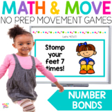 Number Sense Activities with Number Bonds Game and Workshe