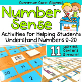 Number Sense 1-20 Math Games Centers